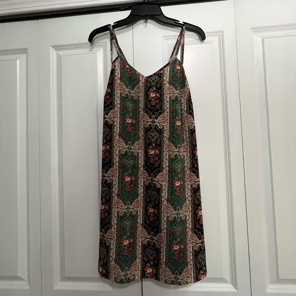 Summer dress with Bohemian print.